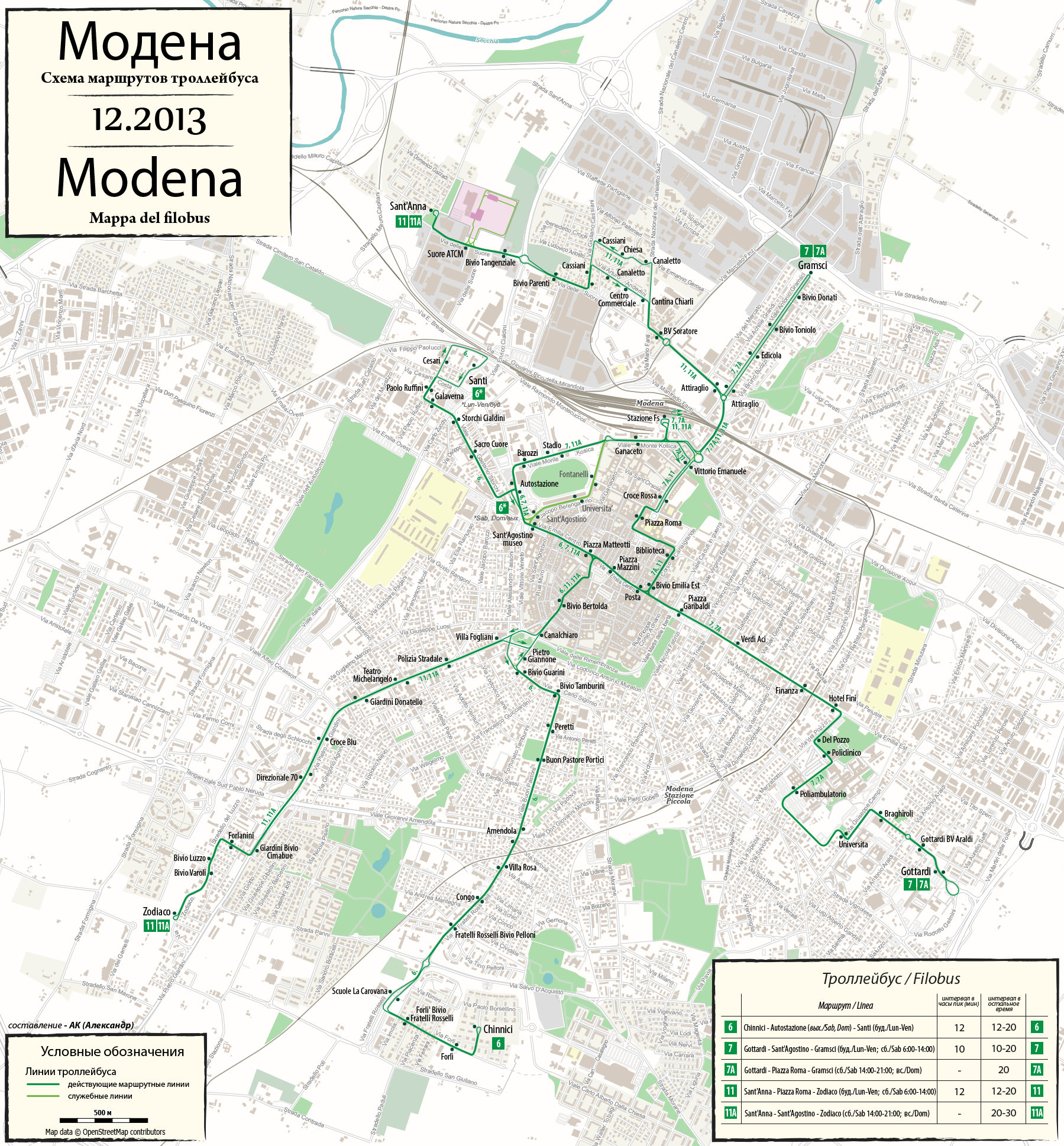 Modena — Maps