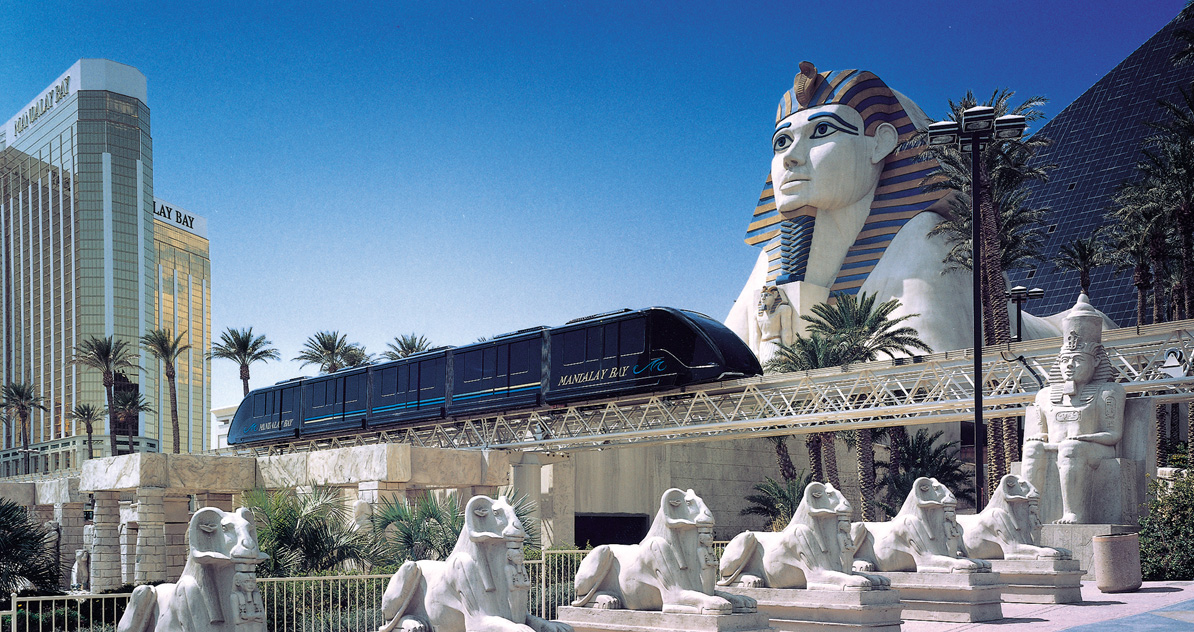 Лас-Вегас — Mandalay Bay Tram — Разные фотографии