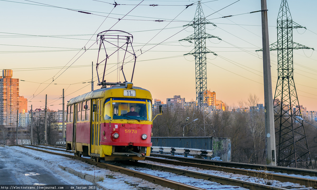 Kyiv, Tatra T3SU № 5978