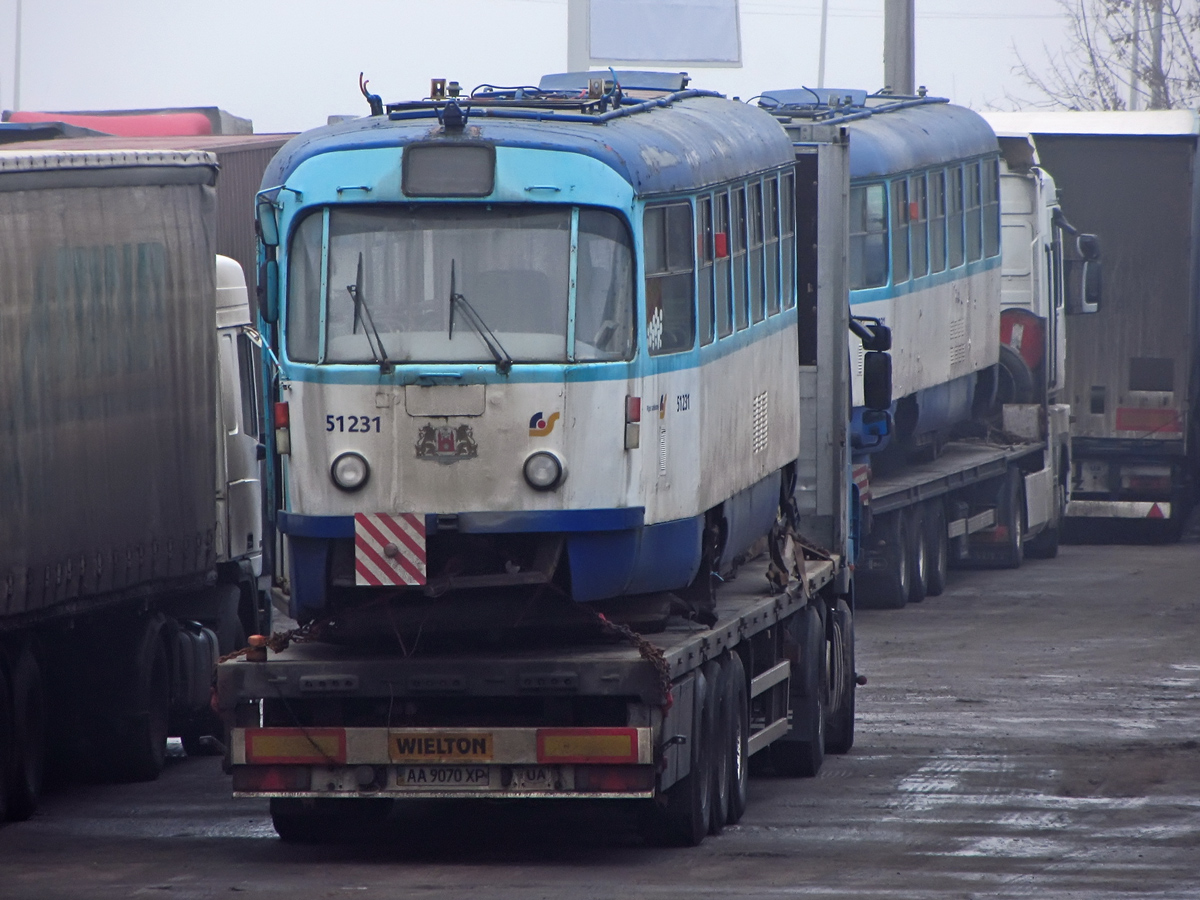 Ryga, Tatra T3A nr. 51231; Ryga — Transportation of Rolling Stock