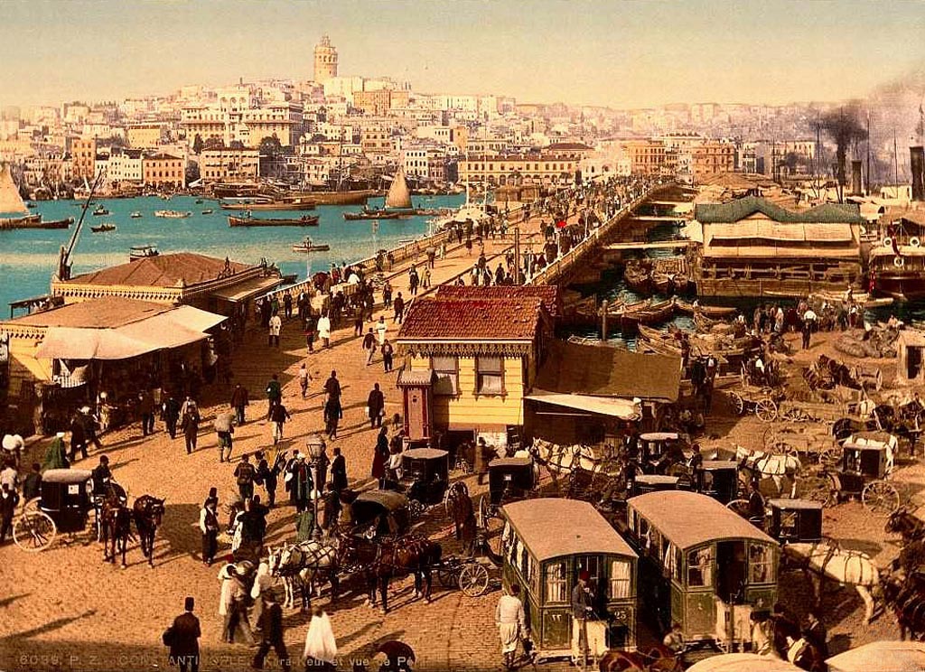 Стамбул — Исторические фотографии — Конка (1871-1912)