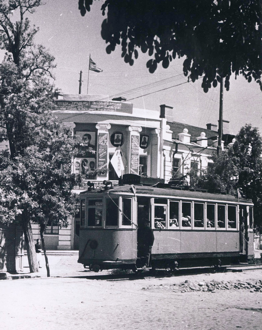 Самарканд, МВ № 1; Самарканд — Старые фотографии — трамвай