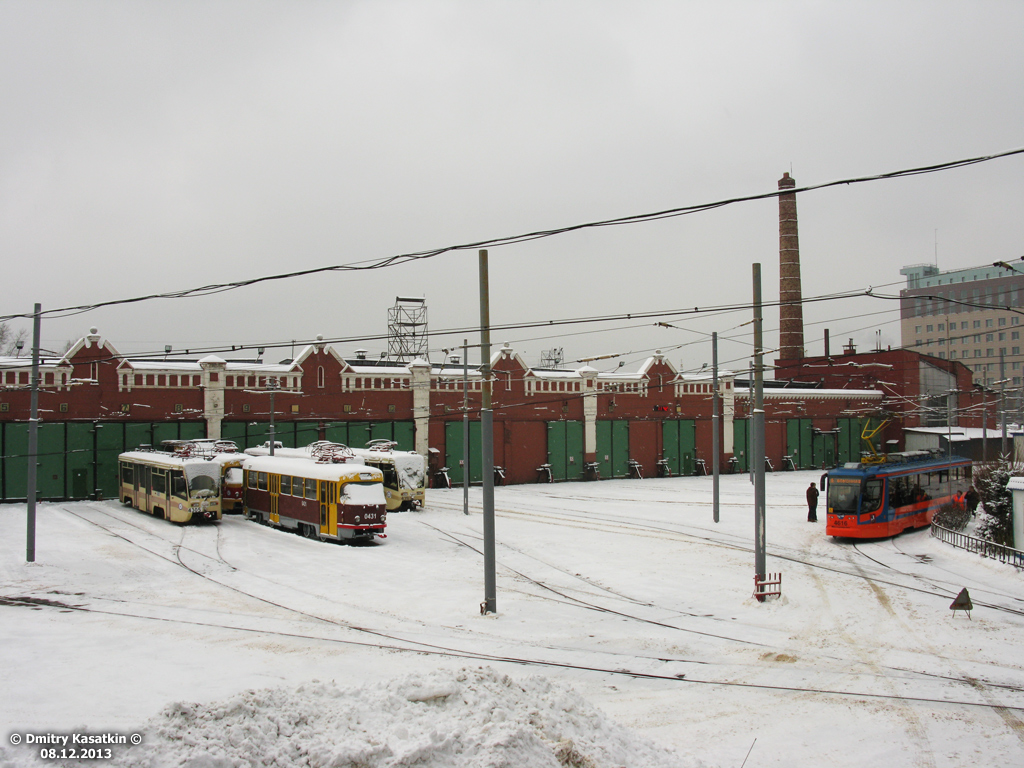 Moskva — Tram depots: [4] Oktyabrskoye