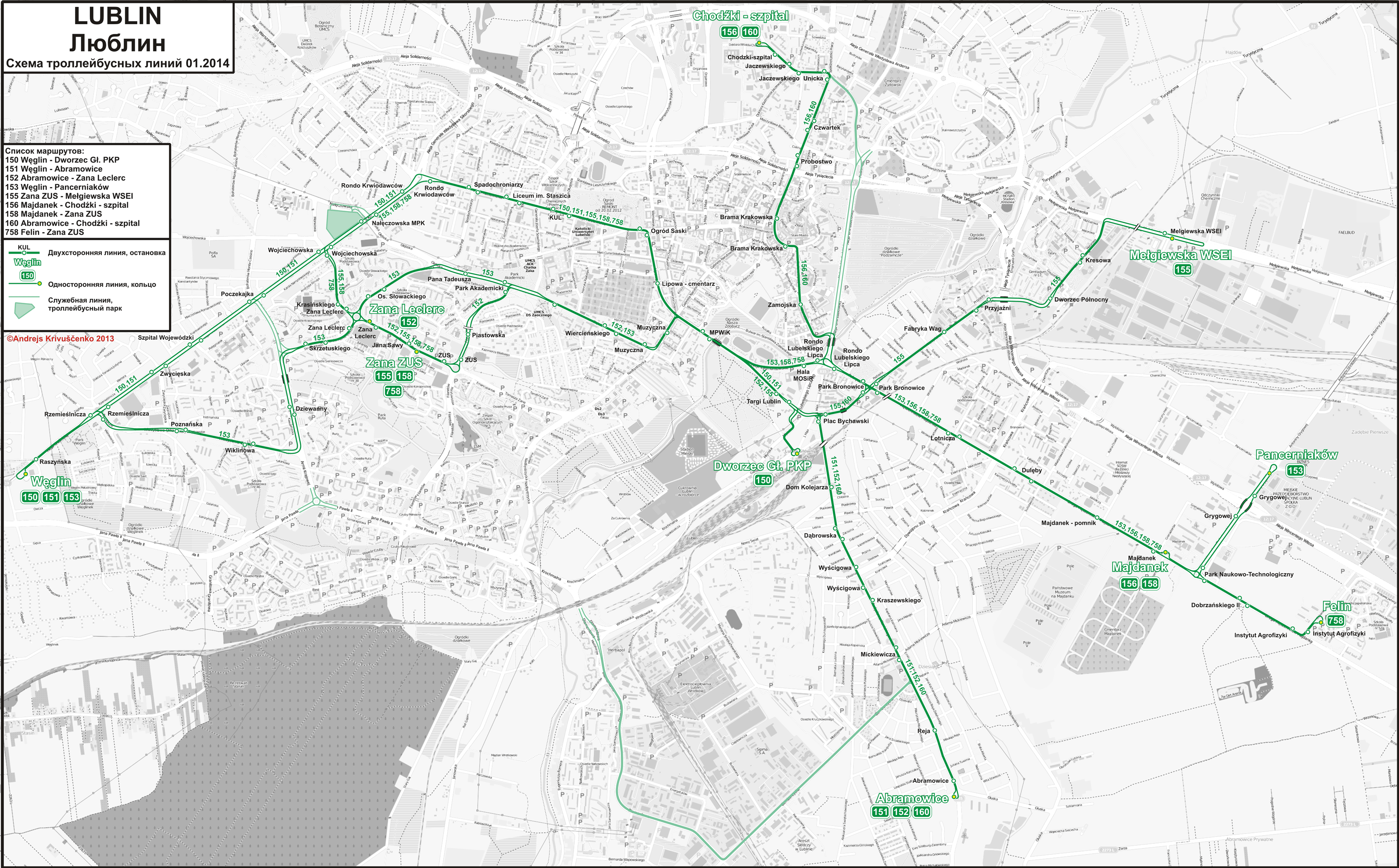 Lublin — Maps