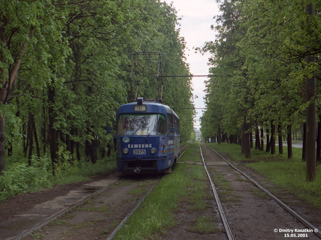 Москва, Tatra T3SU № 3975