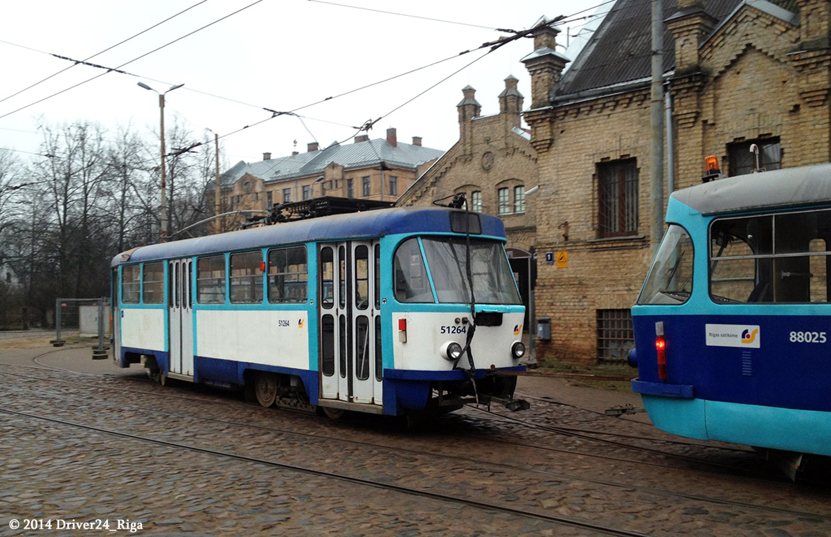 Рига, Tatra T3A № 51264