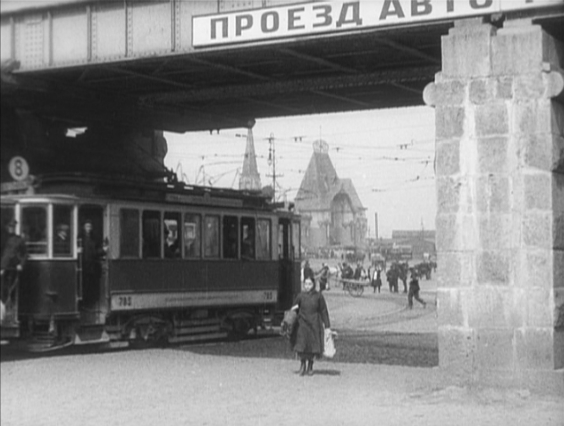 Moskau, F (Sormovo) Nr. 785; Moskau — Historical photos — Tramway and Trolleybus (1921-1945); Moskau — Moscow tram in the movies