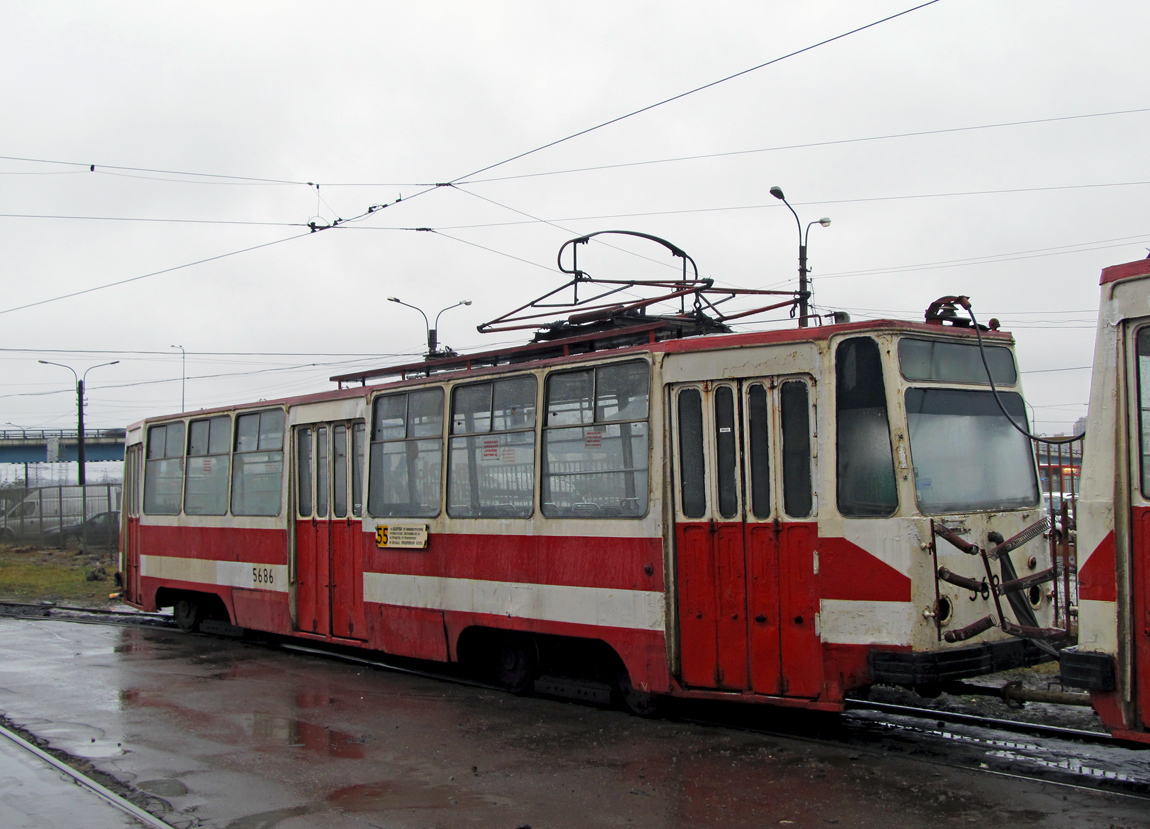 Санкт-Пецярбург, ЛМ-68М № 5686