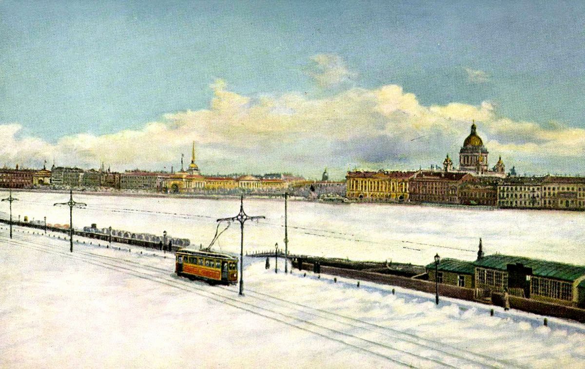 Зима Санкт-Петербург 19 век Невский