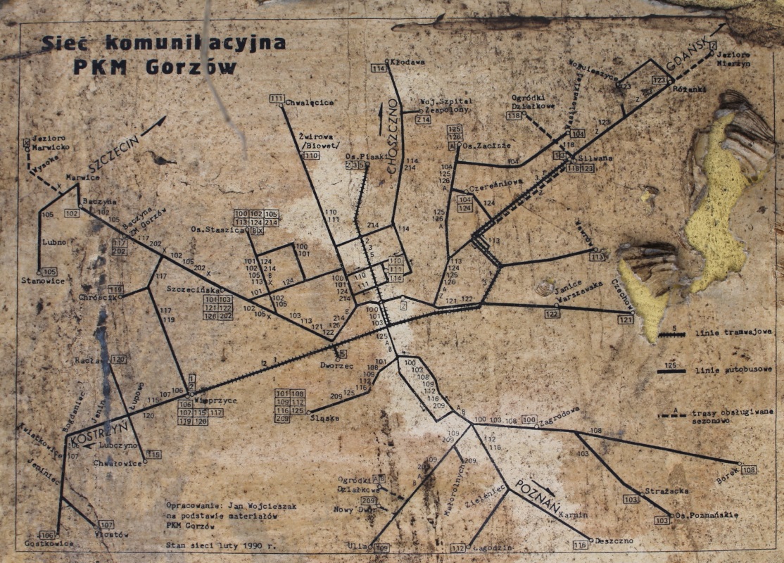 Gorzów Wielkopolski — Maps