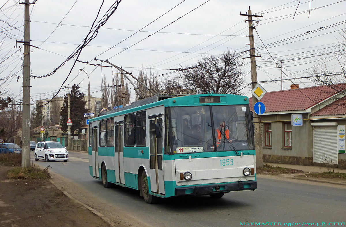 Крымский троллейбус, Škoda 14Tr06 № 1953