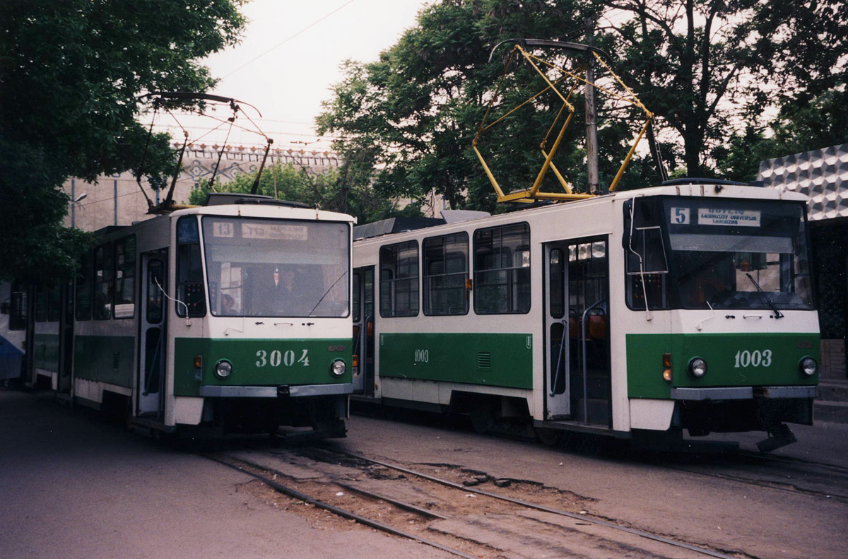 Tashkent, Tatra T6B5SU nr. 3004; Tashkent, Tatra T6B5SU nr. 1003