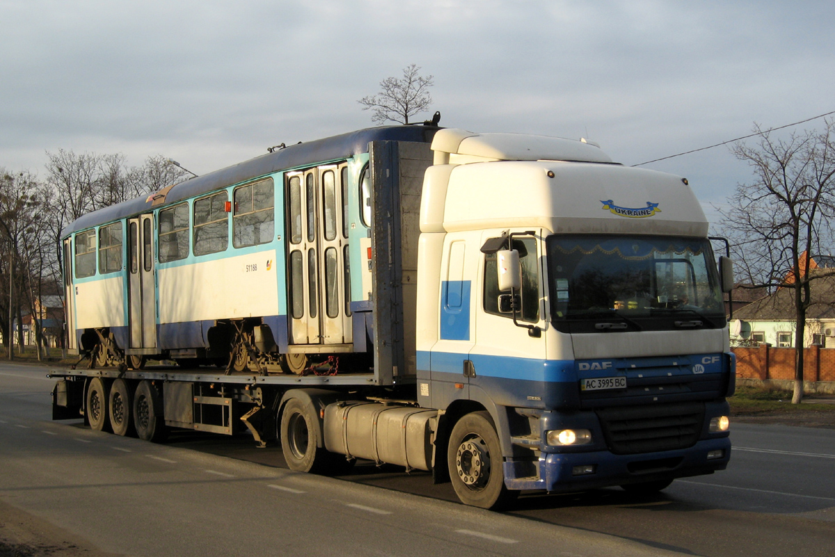 Рига, Tatra T3A № 51188; Рига — Транспортировка ПС