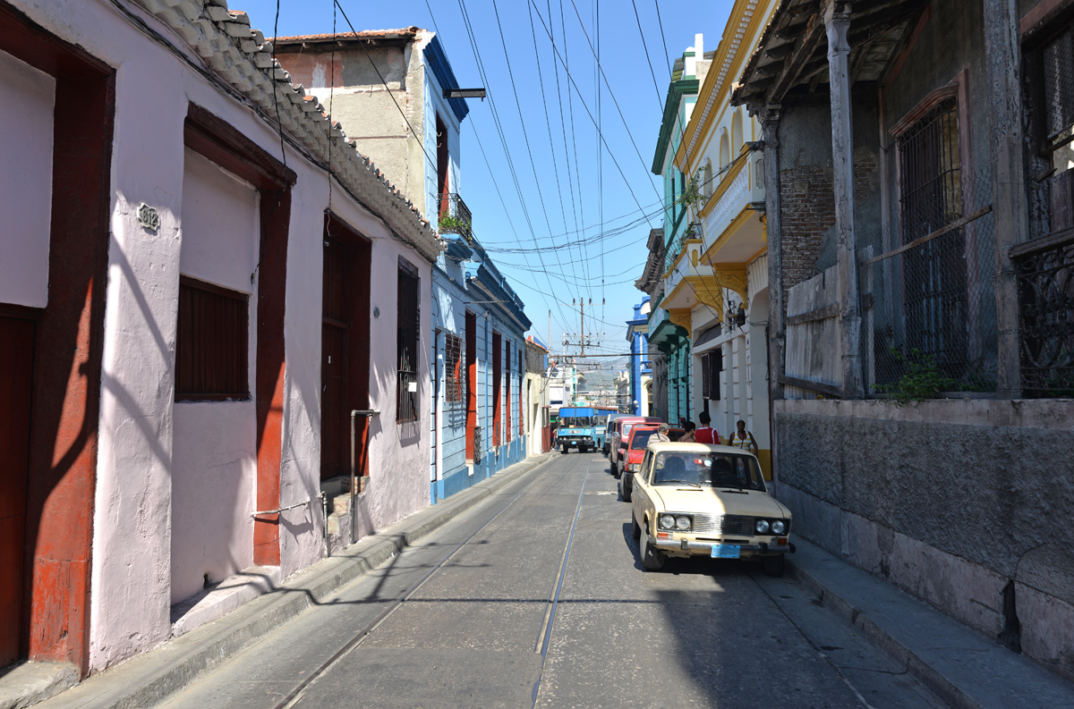 Santiago de Cuba — The remains of tramway system