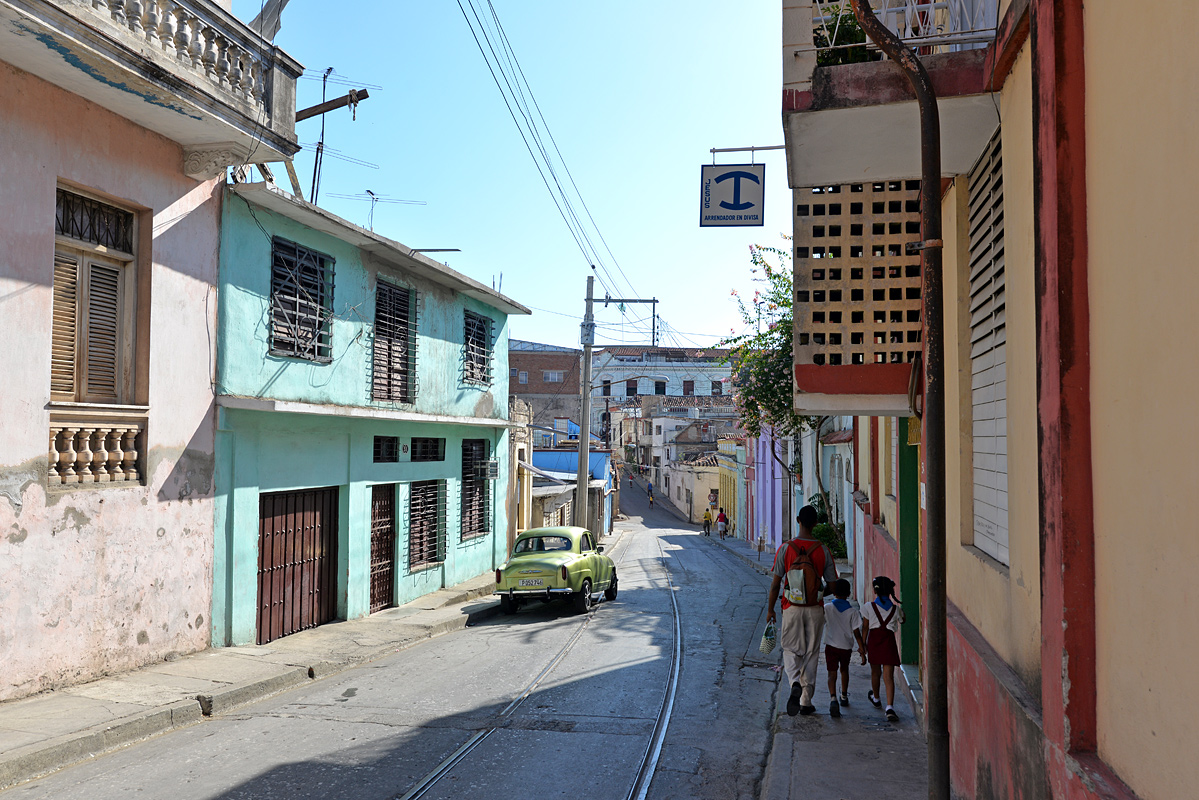 Santiago de Cuba — The remains of tramway system