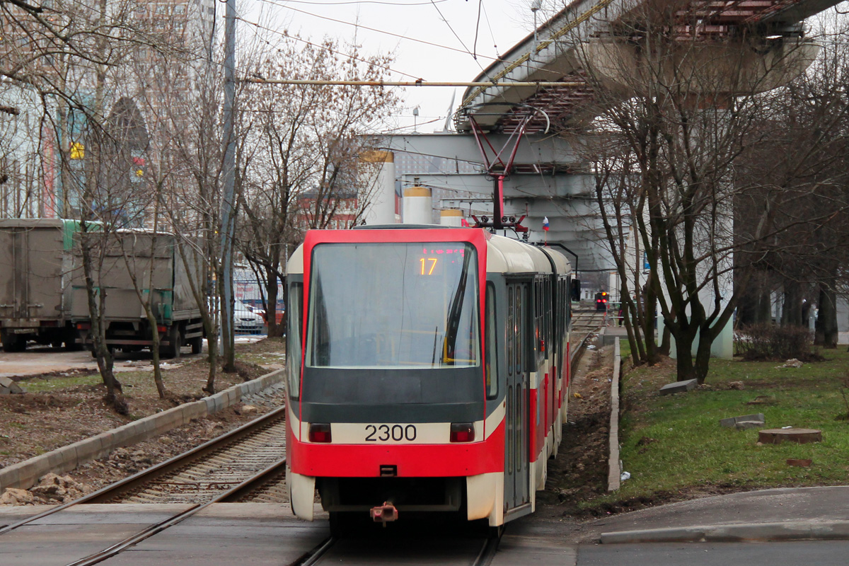 Москва, Tatra KT3R № 2300