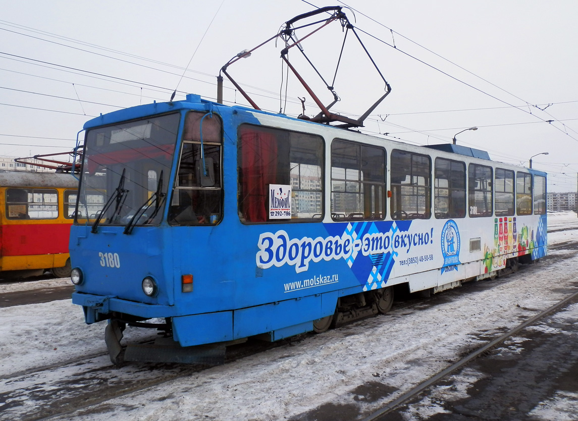 Barnaul, Tatra T6B5SU # 3180
