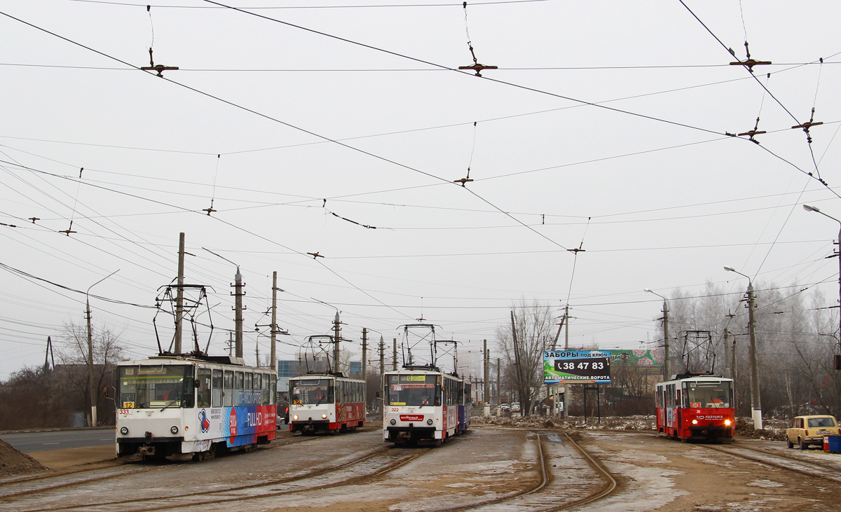 Tula, Tatra T6B5SU № 333; Tula, Tatra T6B5SU № 358; Tula, Tatra T6B5SU № 322; Tula, Tatra T6B5SU № 25