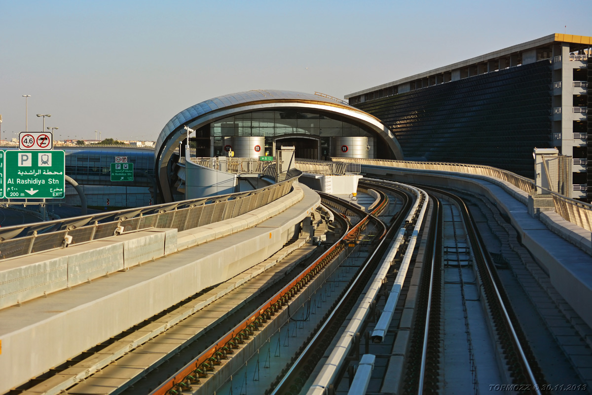 Dubai — Metro — Red Line; Dubai — Metro — Tracks and infrastructure