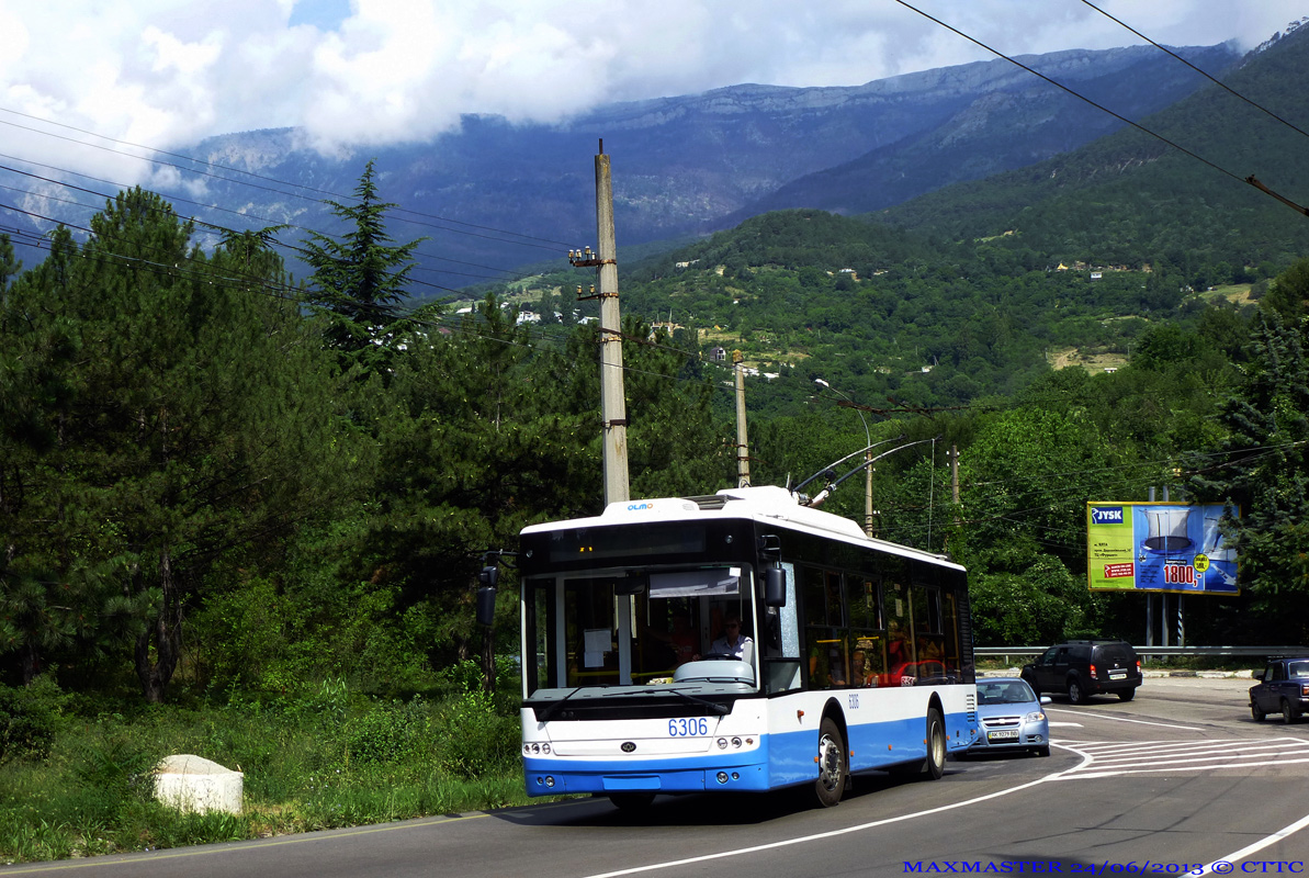 Crimean trolleybus, Bogdan T60111 # 6306