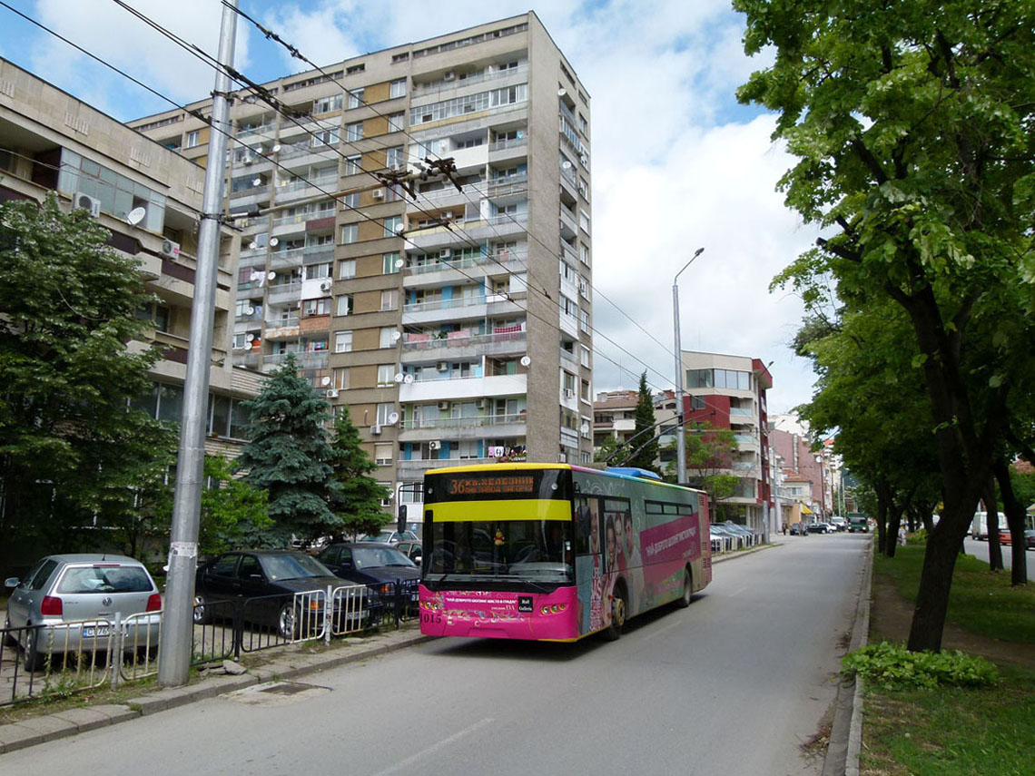 Стара-Загора, ЛАЗ E183D1 № 1015