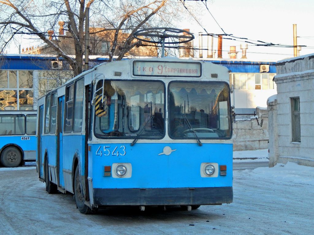 Volgograd, ZiU-682V-012 [V0A] # 4543; Volgograd — Depots: [4] Trolleybus depot # 4