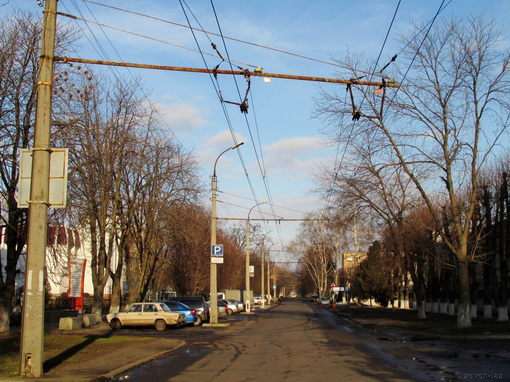 Tšerkasy — Trolleybus lines and infrastructure