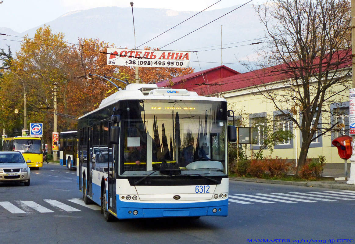 Crimean trolleybus, Bogdan T60111 # 6312