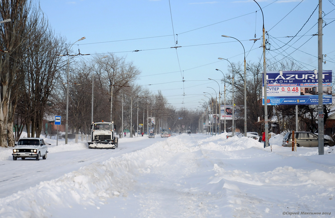 Таганрог — 29.01.2014 Снегопад и его последствия.