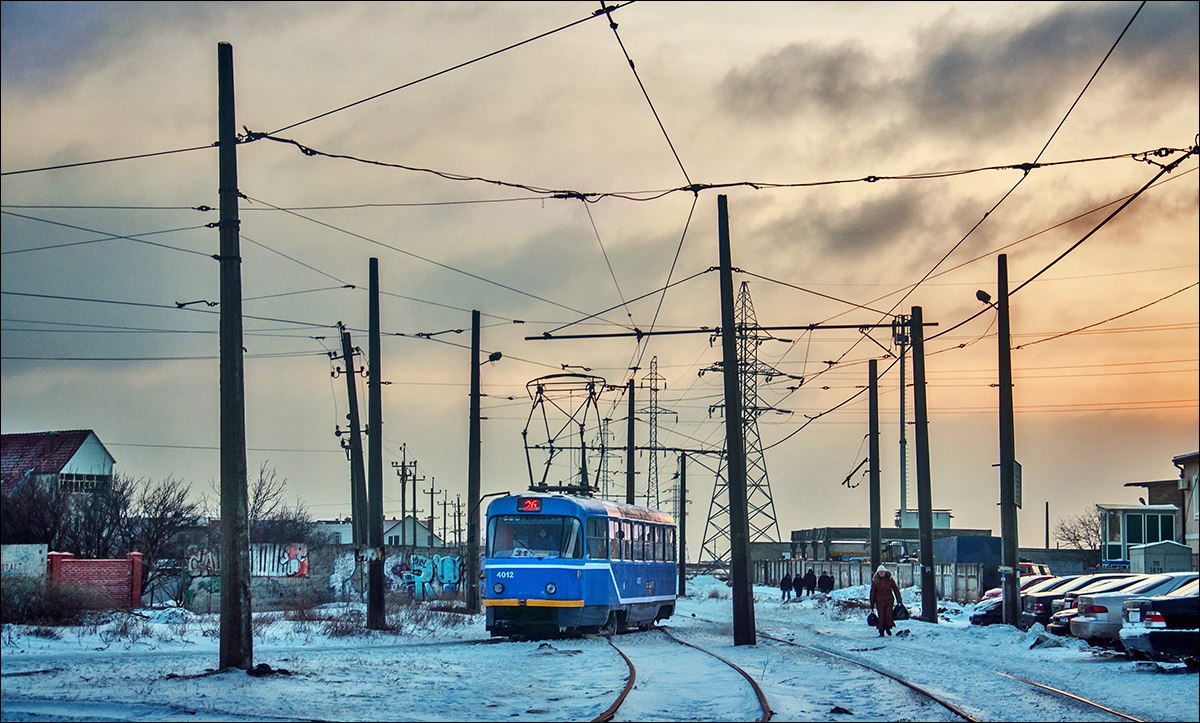 Одесса, Tatra T3R.P № 4012