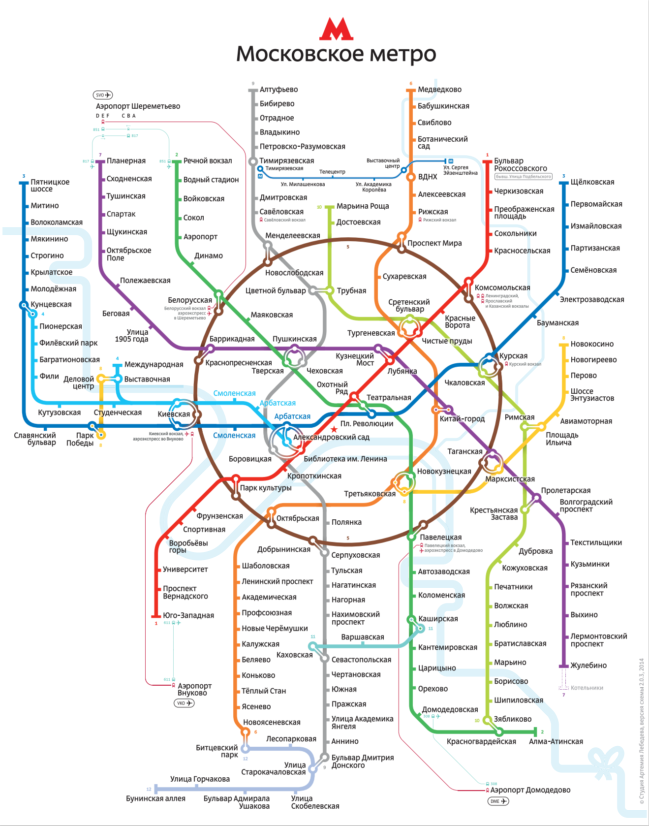 Москва — Метрополитен — Схемы