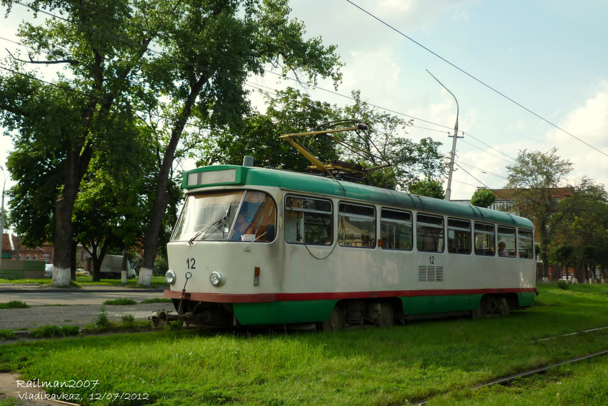 Владикавказ, Tatra T4DM № 12