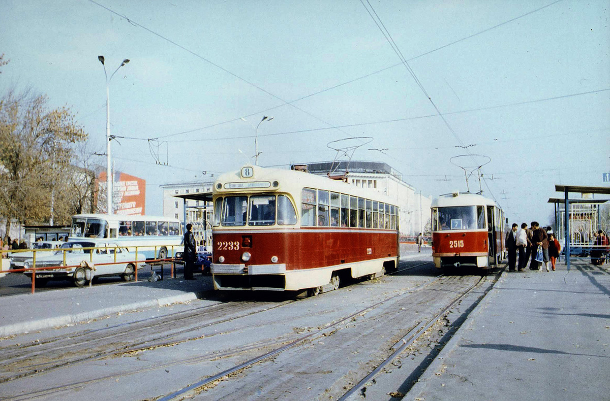 Ташкент, РВЗ-6М2 № 2233; Ташкент, Tatra T3SU № 2515; Ташкент — Старые фотографии