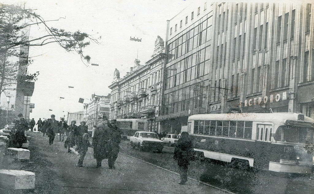 Vladivostoka, RVZ-6M № 136; Vladivostoka — Historic Photos — Tramway (1971-1990)