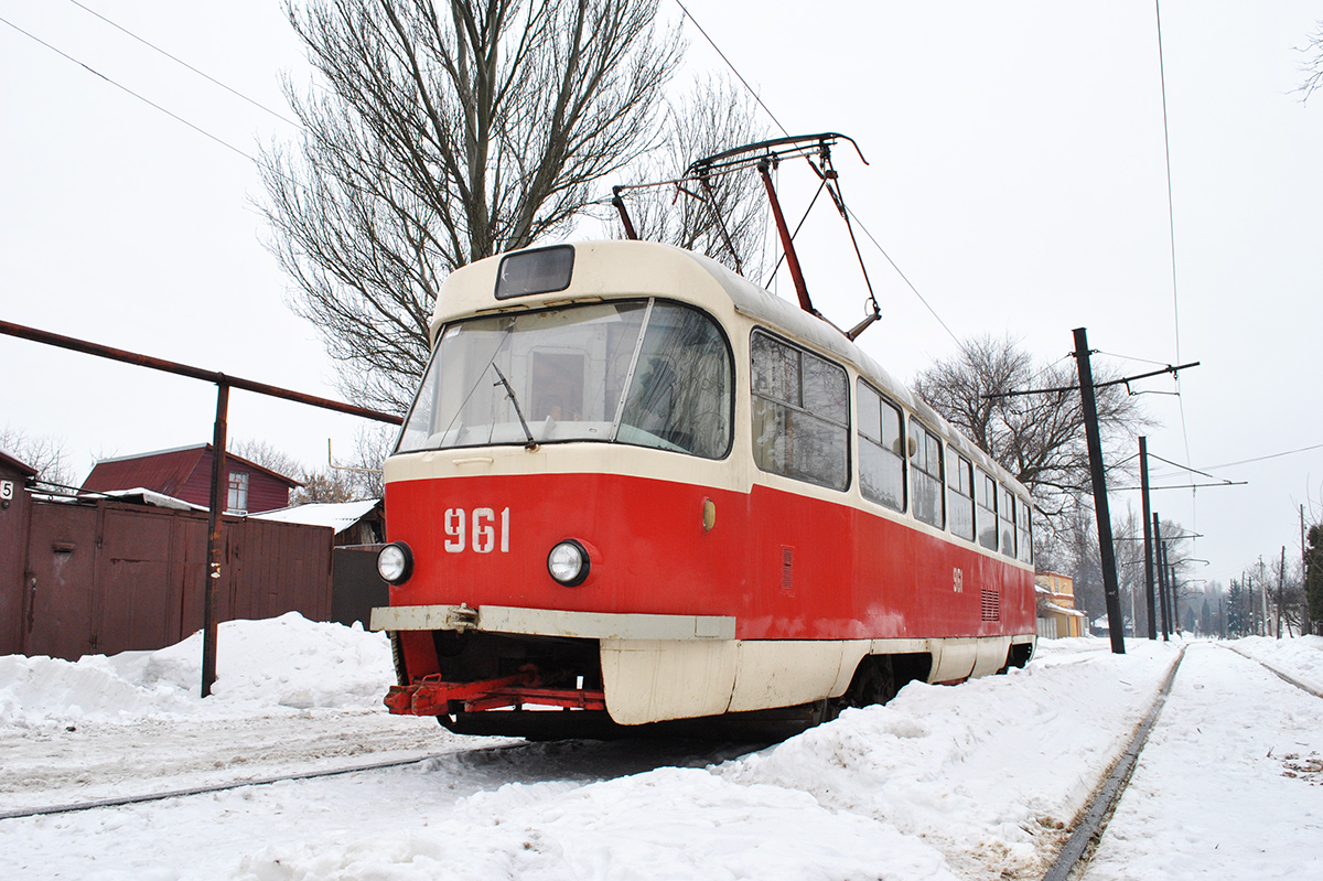 Донецк, Tatra T3SU № 961; Донецк — Трамвайная линия к станции Мушкетово