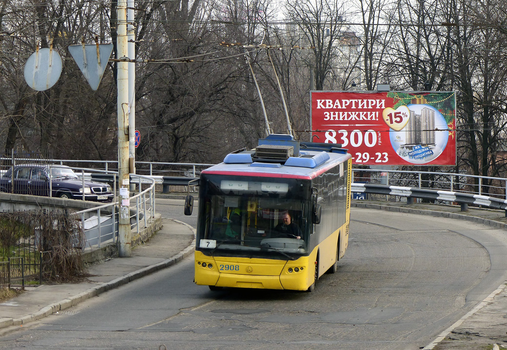 Киев, ЛАЗ E183D1 № 2908