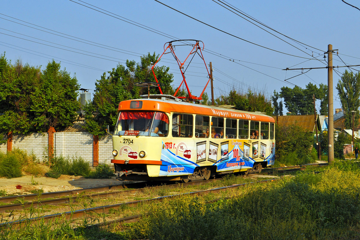 Volgograd, Tatra T3SU N°. 2704
