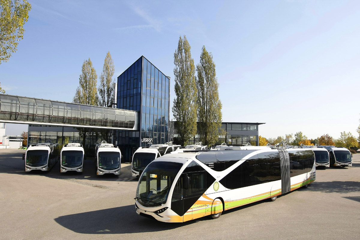 Rijád — Pilsing, Germany: trolleybuses Viseon LT20 before delivery to Rihyad