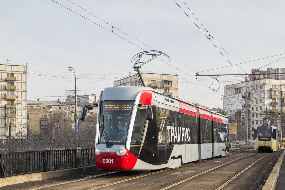 Moscow, 71-801 (Alstom Citadis 301 CIS) # 0201