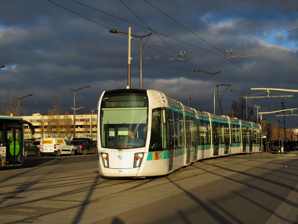 Большой Париж -  Версаль -  Ивелин, Alstom Citadis 402 № 346