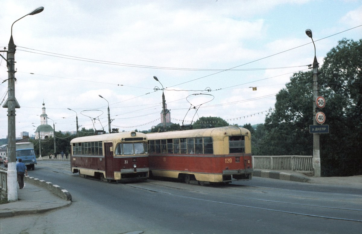 Smolenskas, RVZ-6M2 nr. 31; Smolenskas — Dismantling and abandoned lines; Smolenskas — Historical photos (1945 — 1991)