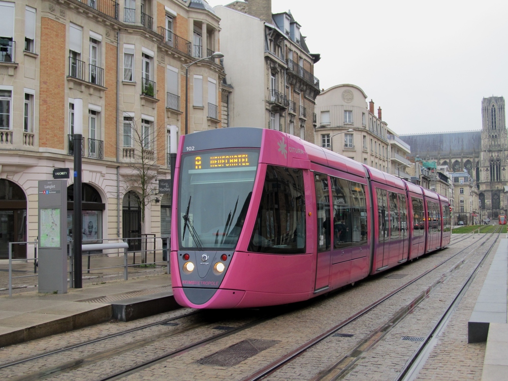 Reims, Alstom Citadis 302 — 102