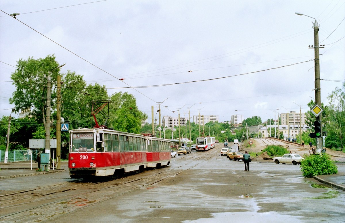 Смоленск, 71-605А № 200; Смоленск — Исторические фотографии (1992 — 2001 гг.); Смоленск — Строительство, ремонты и реконструкции