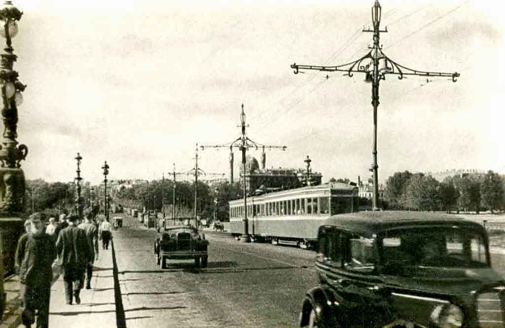 Sankt-Peterburg — Historic Photos of Tramway Infrastructure; Sankt-Peterburg — Historic tramway photos