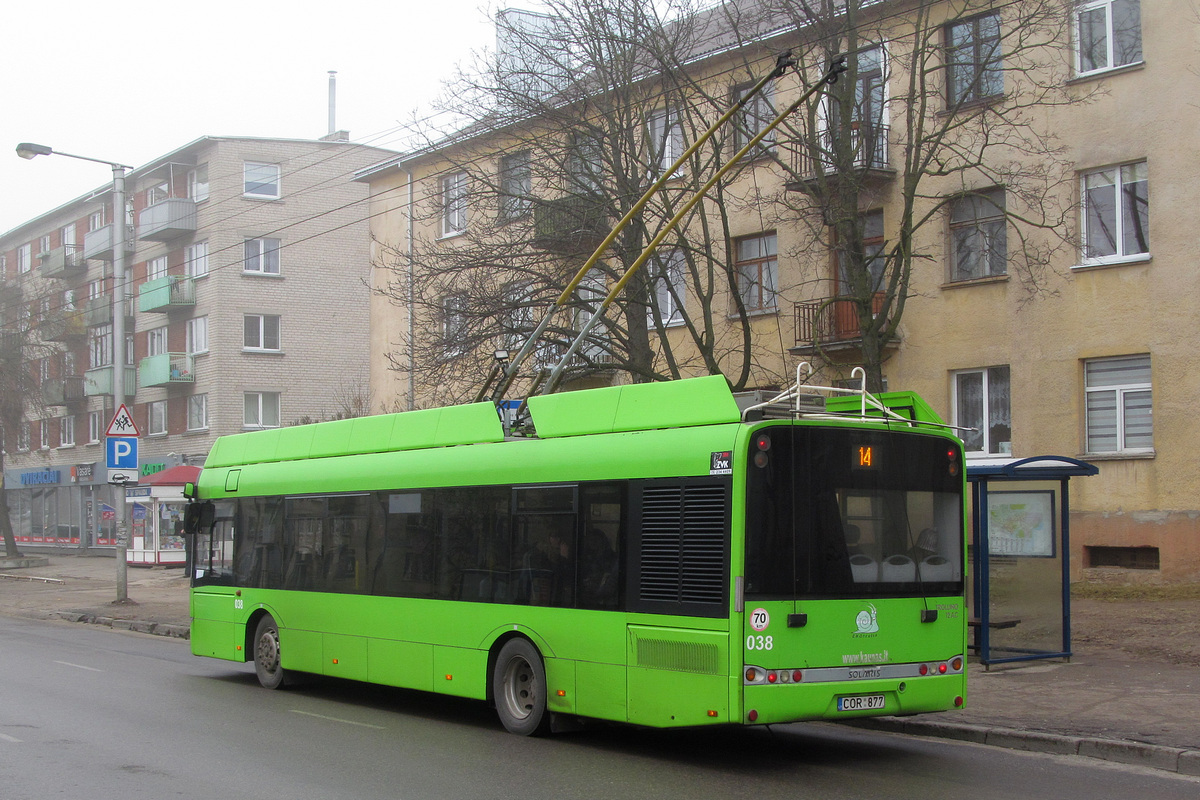 Kaunas, Solaris Trollino III 12 AC № 038
