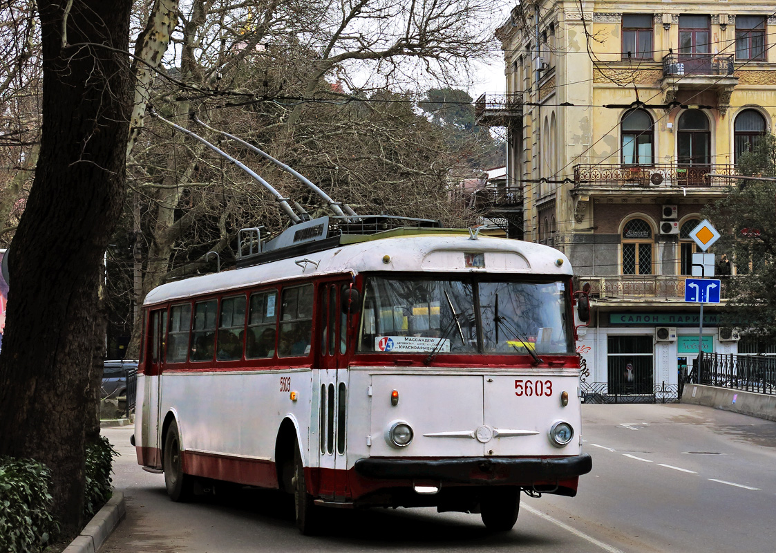 Крымский троллейбус, Škoda 9Tr24 № 5603