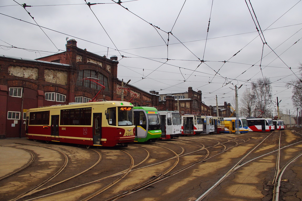 Санкт-Петербург, ЛМ-68М2 (мод. СПб ГЭТ) № 3601; Санкт-Петербург — Трамвайный парк № 1