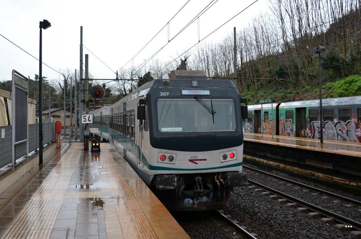 Рим, Alstom MRP236 № 307; Рим — Линия «Roma-Civitacastellana-Viterbo»(Roma-Nord)