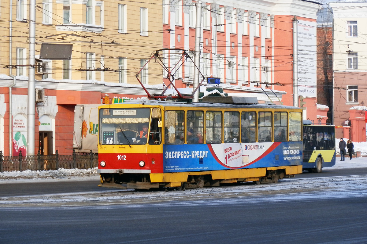 Barnaul, Tatra T6B5SU № 1012