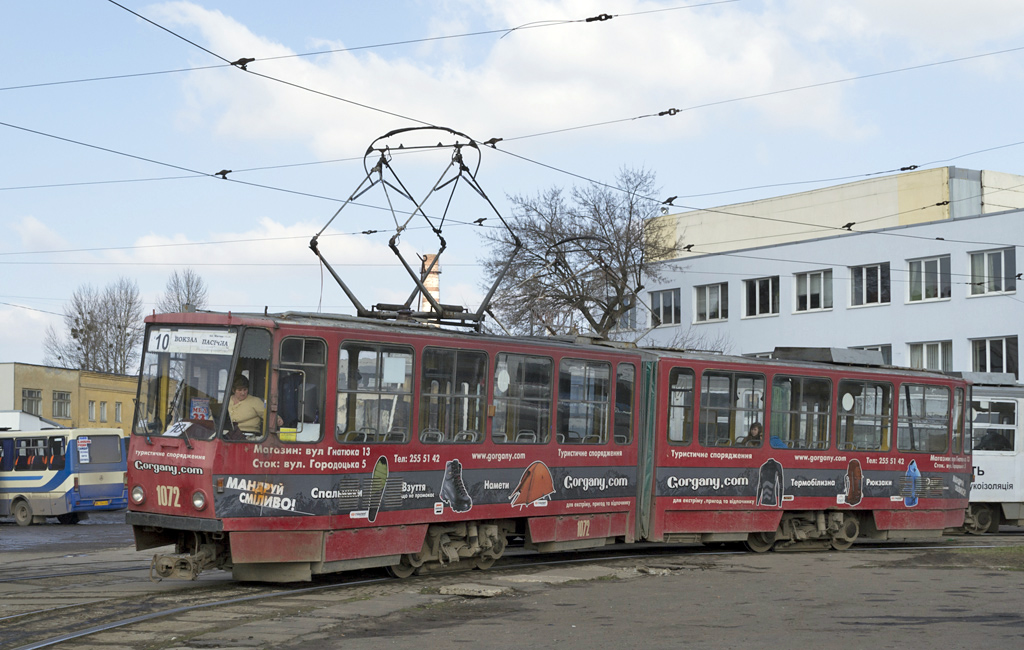 Львов, Tatra KT4SU № 1072